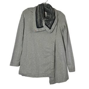 Lululemon Gratitude Wrap Jacket Heathered Grey Womens Size 2